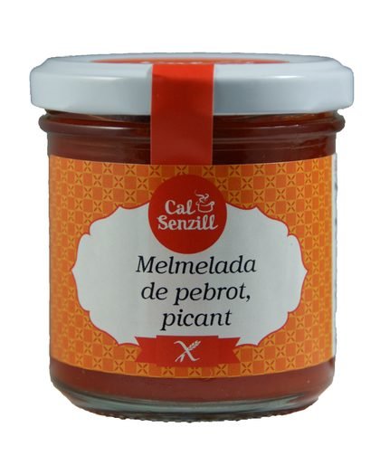 Melmelada de pebrot, picant 170 g — conserva artesana de Cal Senzill