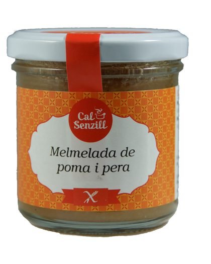 Melmelada de poma i pera amb vainilla 170 g — conserva artesana de Cal Senzill
