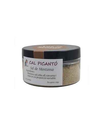Sal de mostassa 60 g — conserva artesana de Cal Senzill